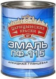 Эмаль ПФ-115 черная 0,4 кг. Царицынские Краски