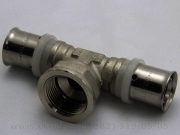 VALTEC Тройник пресс  20*3/4" ВН.Р. /232