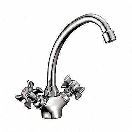 Смеситель LEDEME для  кухни, цинк, керамический картридж d=40 (L200)/4111