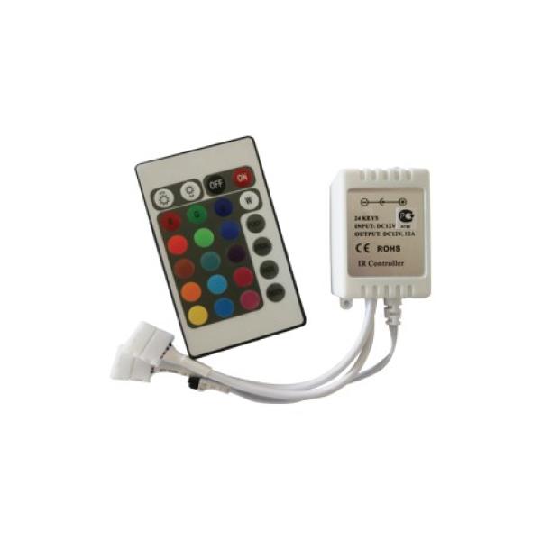 Контроллер-мини RGB LP-RF20B 12V/144W с инфракрасным пультом