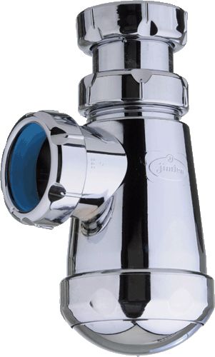 Сифон  JIMTEN  для раковины 1 1/4"  без выпуска , хром  /S-182