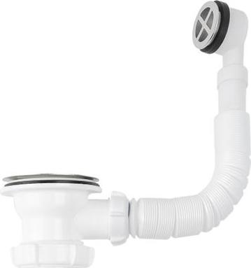 Выпуск для сифона с круглым переливом 1 1/2" Aquant