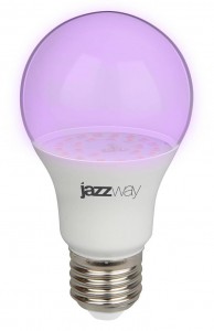 Лампа ФИТО  А60 9Вт Е27 /10мкм/60x112/ Jazzway