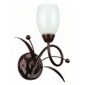 Бра natali 1*E27*60W, ТС-995-001, коричневый/белый