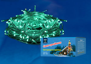 Гирлянда светодиодная с контроллером ULD-S0500-050/DTA GREEN IP20 5м 50светод 