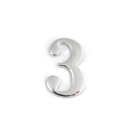 Цифра "3" хром Apecs 