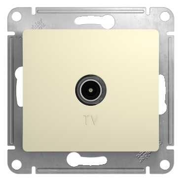 Розетка TV оконечная 1DB GLOSSA бежевая GSL000291/GSL000293