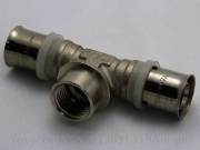 VALTEC Тройник пресс  20*1/2" ВН.Р/232