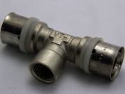 VALTEC Тройник пресс  26*1/2" ВН.Р/232