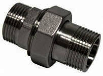 Американка (сгон прямой) 1/2" Н-Н  никель  /728/328