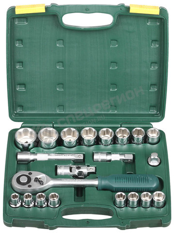 Набор KRAFTOOL Торцовые головки, 1/2", 21 предмет/27882-H22