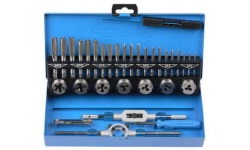 Набор метчиков и плашек FTools,32шт(3-12+плашкодержатель+вороток)TD028***