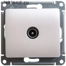 Розетка TV оконечная 1DB GLOSSA перламутр GSL000691/GSL000693