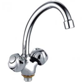 Смеситель  LEDEME для  кухни, цинк, керамическая кран-букса  (L200)/4126
