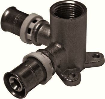 VALTEC Водорозетка пресс проходная  16*1/2" ВН.Р/234