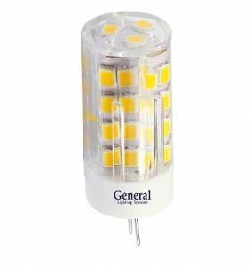 Лампа LED G4 5Вт/220в/2700К/теплый цвет/GENERAL