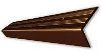 Порог для кромок ступеней 41*22мм-90см бронза