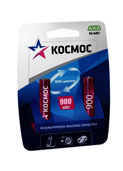 Аккумулятор Космос R03 900мAh