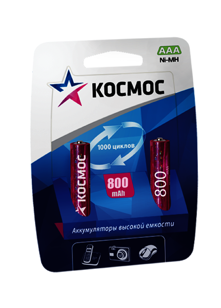 Аккумулятор R03 800мAh