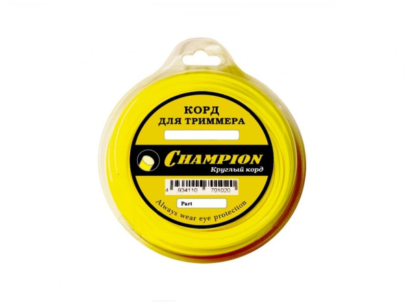 Леска для трим. CHAMPION 1,6мм*15м (круглый)