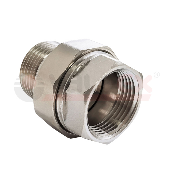 VALFEX Американка (сгон прямой) 1/2"  В-Н  никель