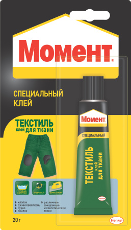 Клей для ткани Момент Текстиль 20 г/ 2357280