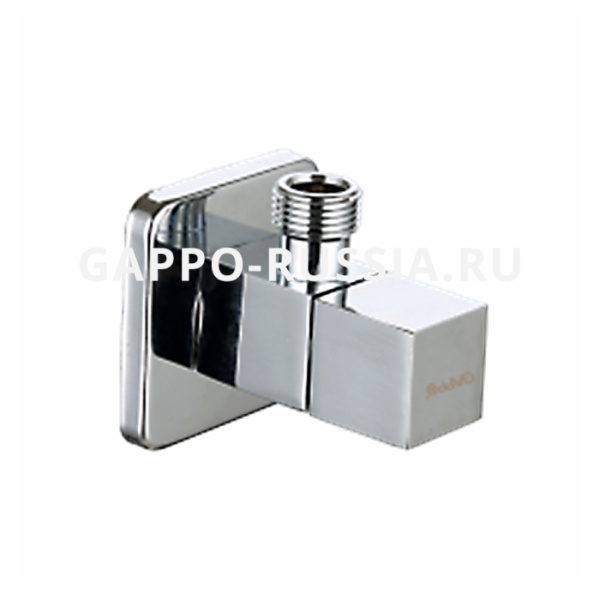 Кран шаровый угловой для сантехприборов Gappo G241 Н-Н 1/2*3/8