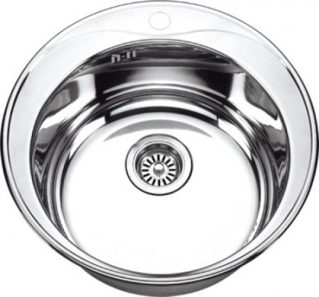 Мойка круглая нержавеющая D51  0.6*165 ECO