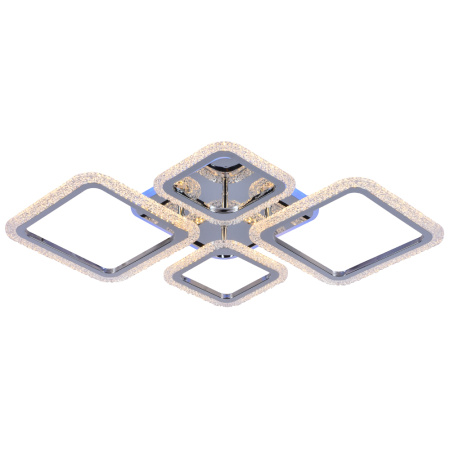 Светодиодная люстра 8015/2+2 WHT 88W+12W RGB