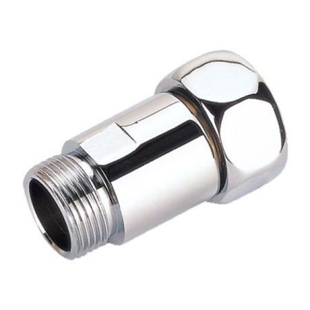 Американка прямая для полотенцесушителя хром В-Н 1"х 1/2"