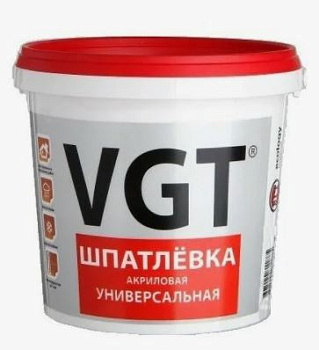 Шпатлёвка универсальная для наружных и внутренних работ влагостойкая 1,7кг ВГТ