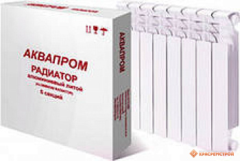 Алюминиевый Радиатор AQUAPROM 500 8 секций***