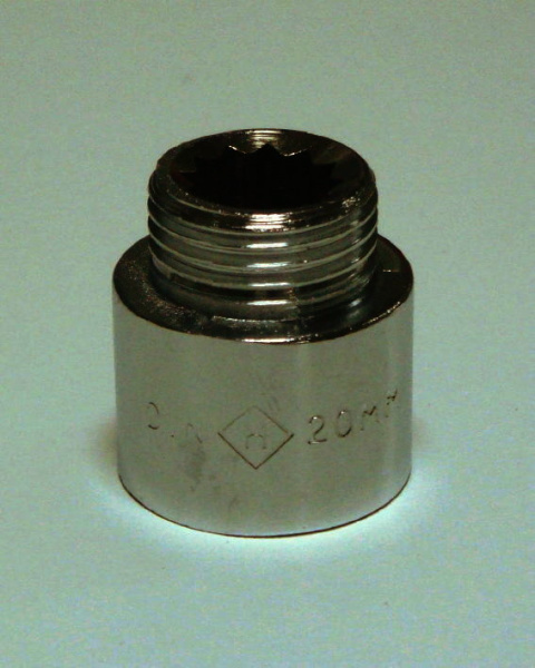 Удлинитель 1/2"х 20 мм ВН  никель/197