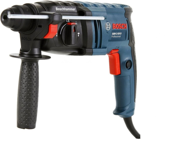Перфоратор Bosch GBH 2-20 D 650 Вт. 0-1300об/мин 0-4980 уд/мин 1,7Дж.