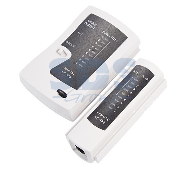 Тестер кабеля RJ-45+RJ-11 468/12-1006-4