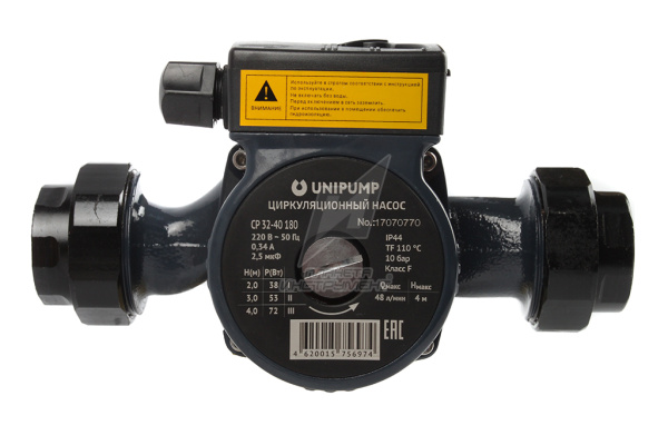 Циркуляционный насос  UNIPUMP СР 32-40 (отопление)