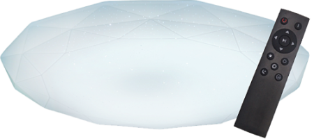 Светильник LED DIAMOND потолочный 96Вт/220В/7230L с пультом/General 