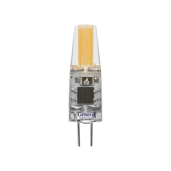 Лампа LED COB G4 7Вт/220В/2700К/теплый цвет/GENERAL