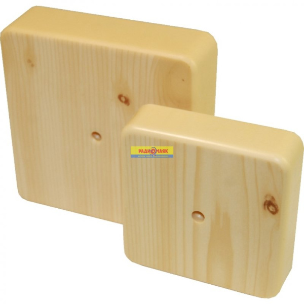 Коробка распаячная наружная 75*75*20, IP40/сосна/с клеммами/GE