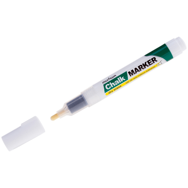 Маркер меловой MunHwa "Chalk Marker" CM-05 (белый), 3 мм.*