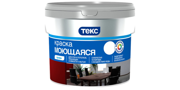 Краска в/д моющаяся Профи А супербелая (1,8 л)