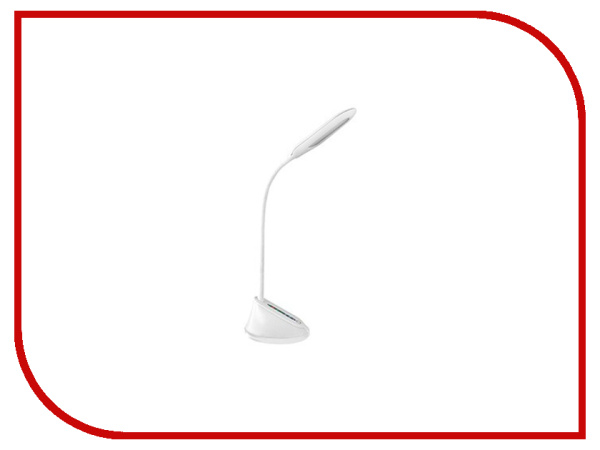 Светильник настол. KD-799 LED RGB 7Вт сенс.вкл-е белый Camelion