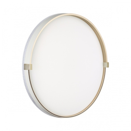 Светильник пластик/белый/золотой LED 48Вт 4000К, D=390, IP43 OLIDI WHITE