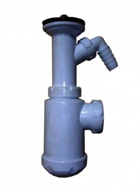 Сифон  JIMTEN  для раковины с отводом 1 1/2" JIMTEN /S351