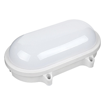 Cветильник LED накладной овал 15Вт/белый/6500К/IP65/ЖКХ/General