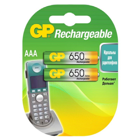 Аккумулятор GP 650mA R03