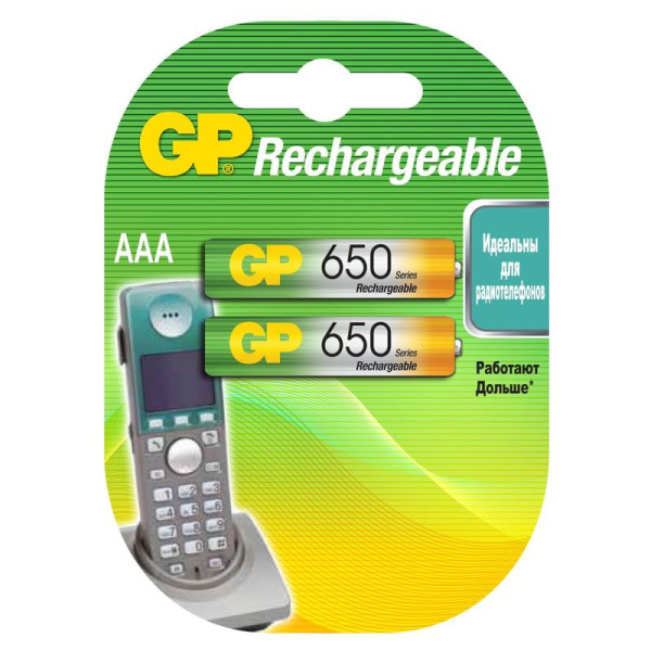 Аккумулятор GP 650mA R03
