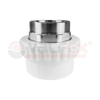 Муфта переходная В.Р 32*1" (Valfex) под ключ белая