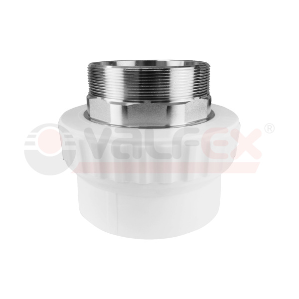Муфта переходная В.Р 32*1" (Valfex) под ключ белая