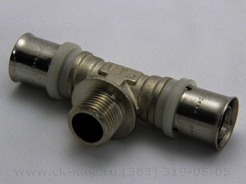 VALTEC Тройник пресс  20*1/2" НАР.Р /233